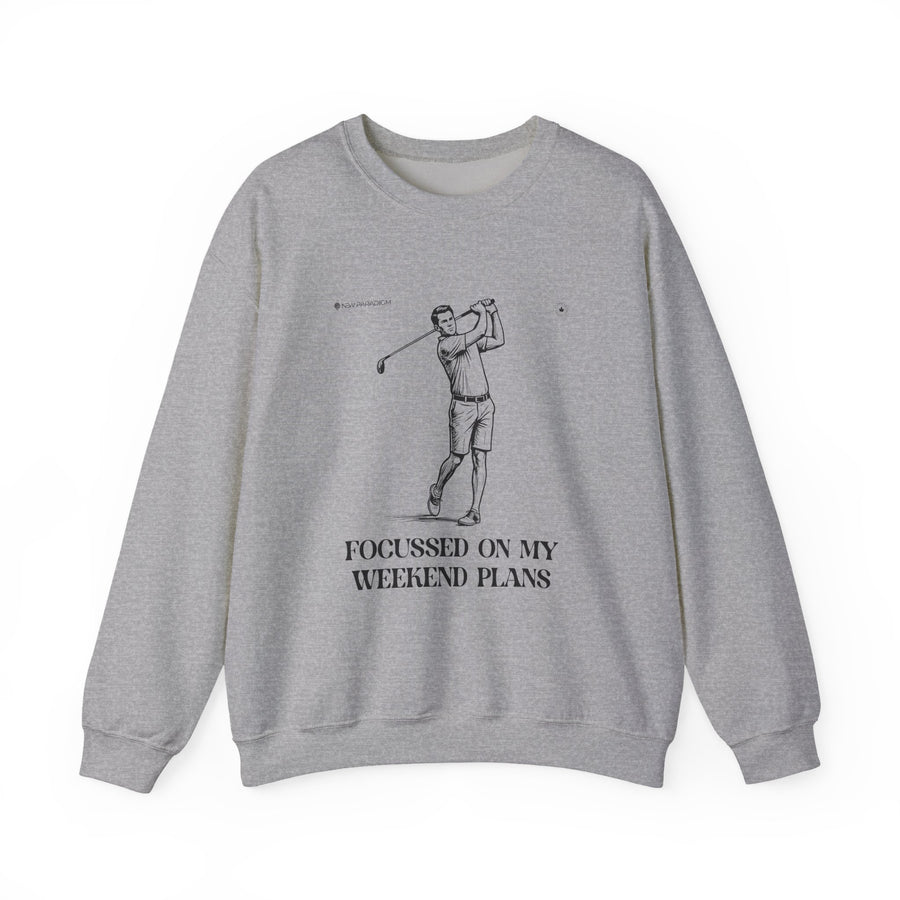 Men Sweatshirt- Weekend Plan