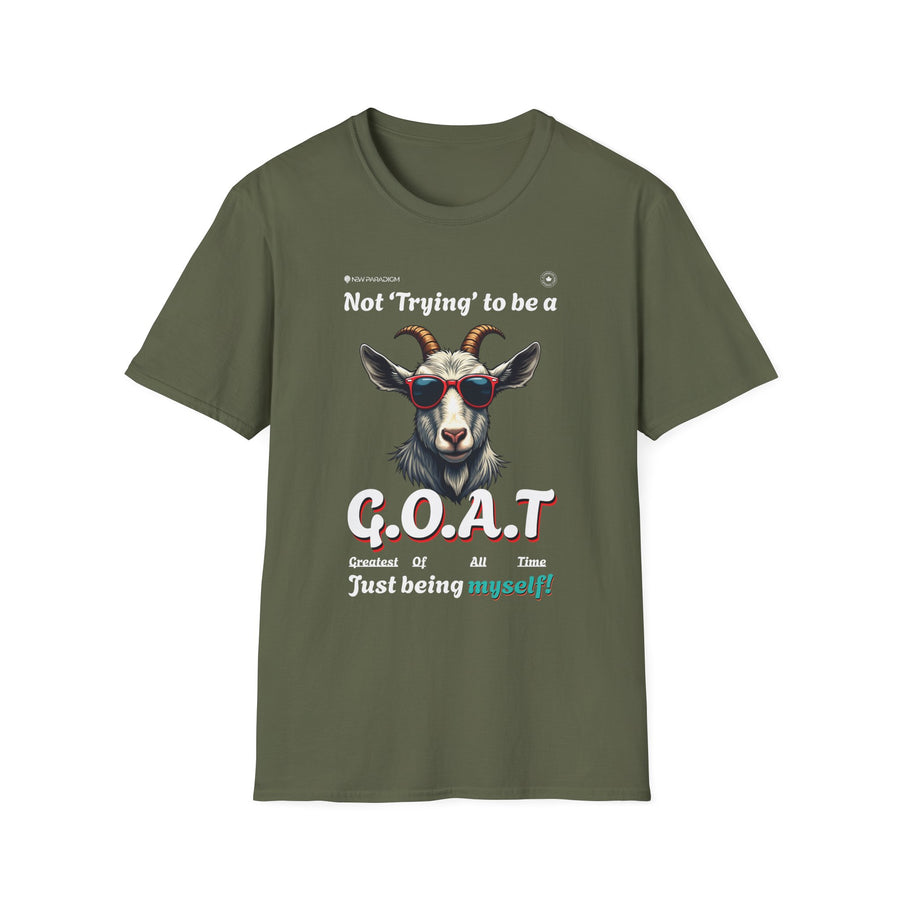 Funny Men T-Shirt - G O A T