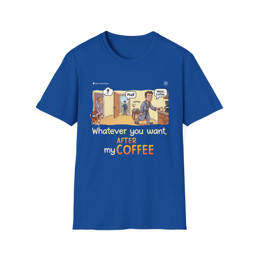 Funny Men T-Shirt- Coffee