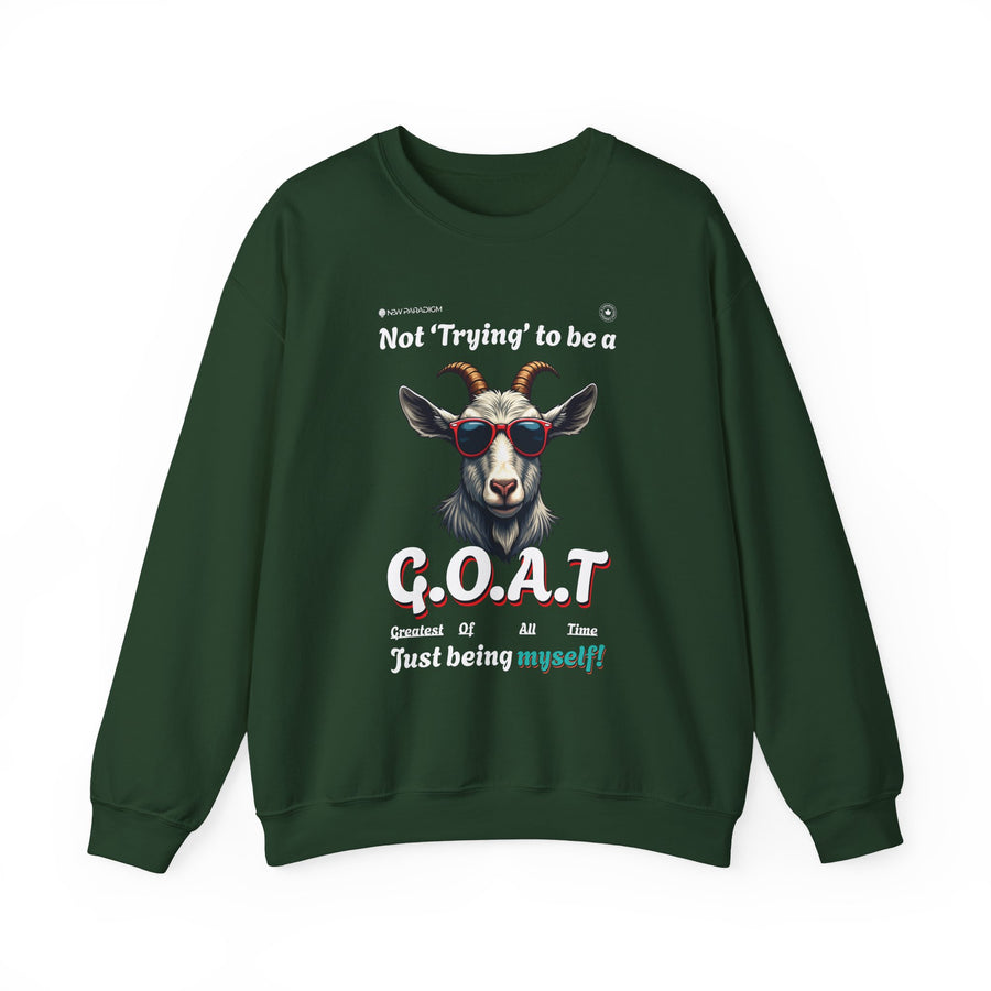 Funny Men Sweatshirt - G O A T