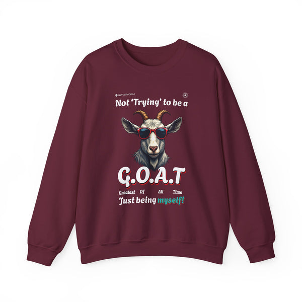 Funny Men Sweatshirt - G O A T