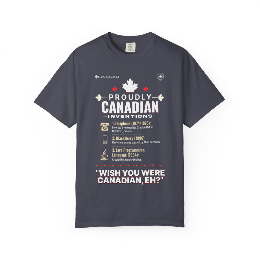 Proudly Canadian T-Shirt- Invetions