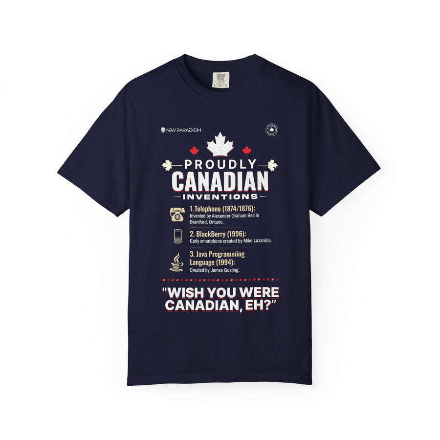 Proudly Canadian T-Shirt- Invetions