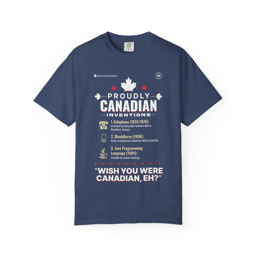 Proudly Canadian T-Shirt- Invetions