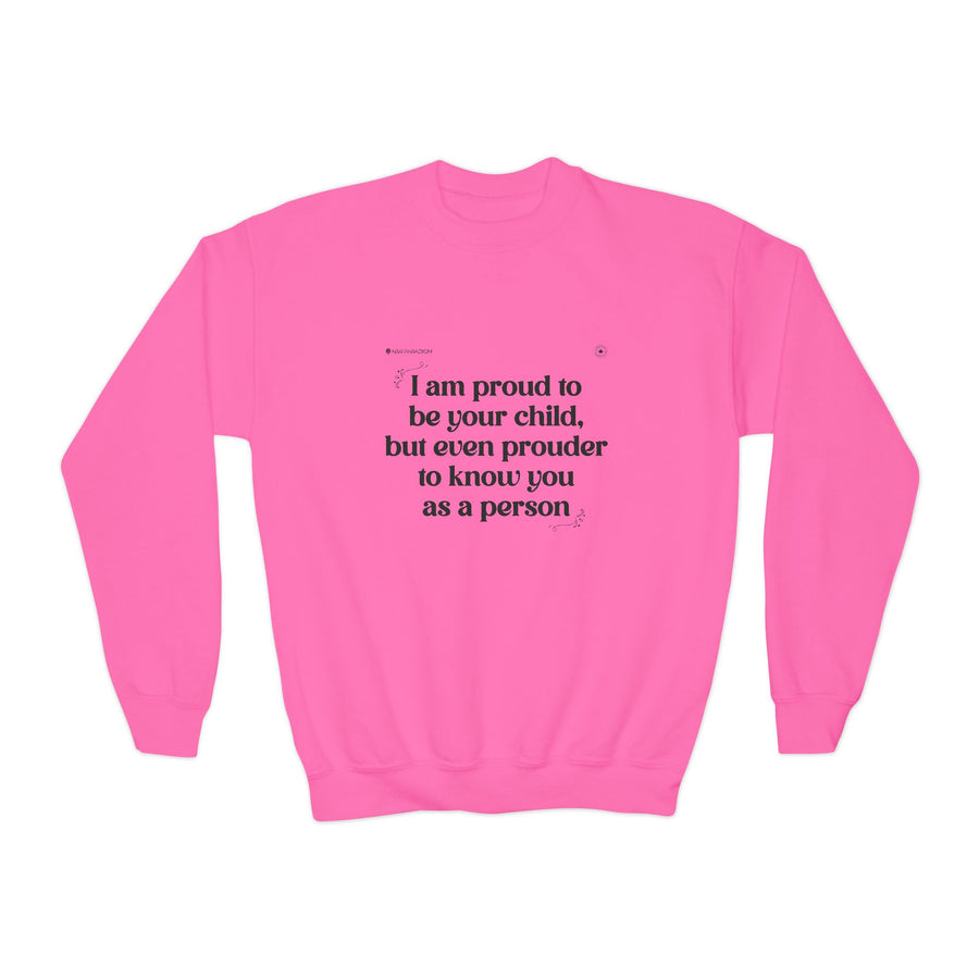 Kids Sweatshirt- Proud child