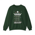 Unisex Sweatshirt -Proudly Canadian