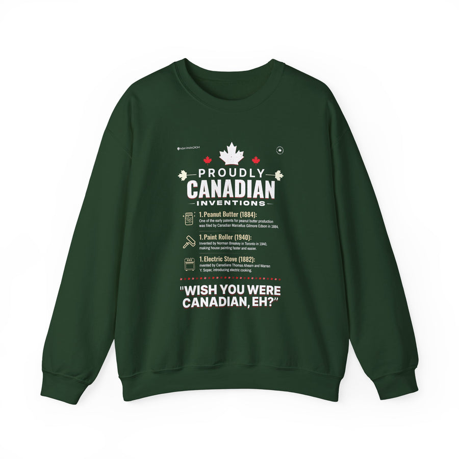 Unisex Sweatshirt -Proudly Canadian
