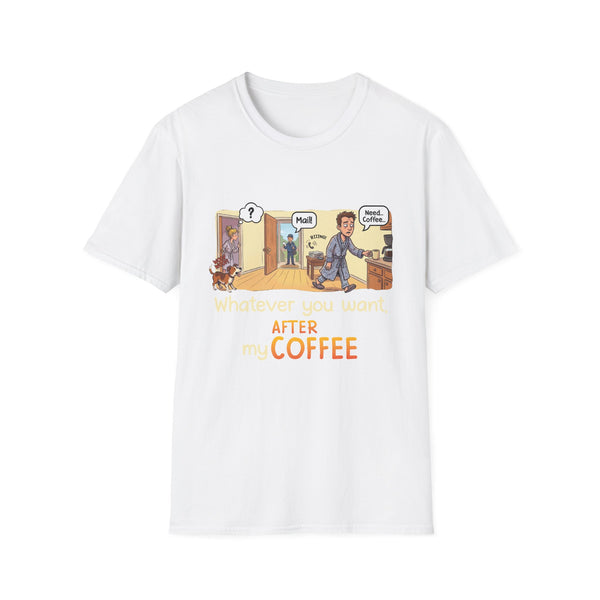 Funny Men T-Shirt- Coffee