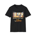Funny Men T-Shirt- Coffee
