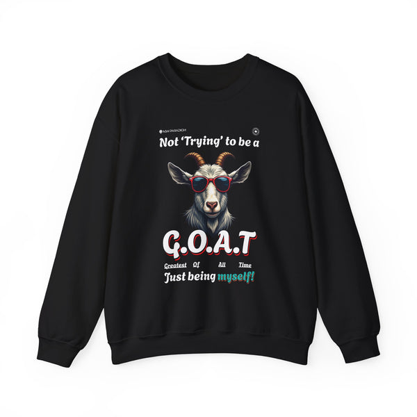 Funny Men Sweatshirt - G O A T