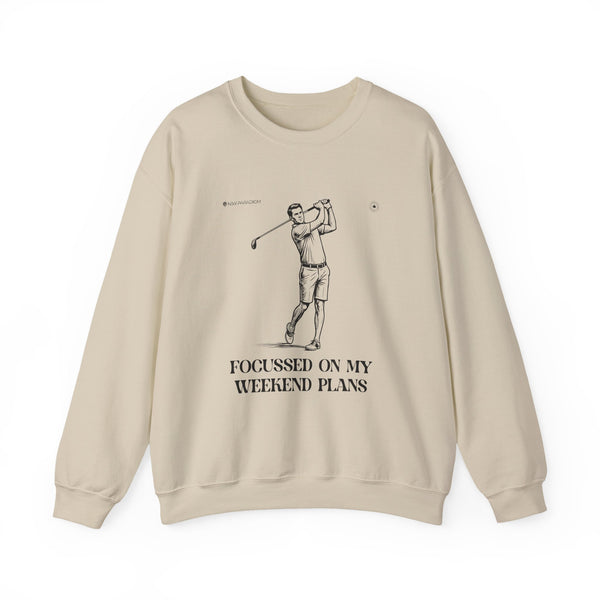 Men Sweatshirt- Weekend Plan