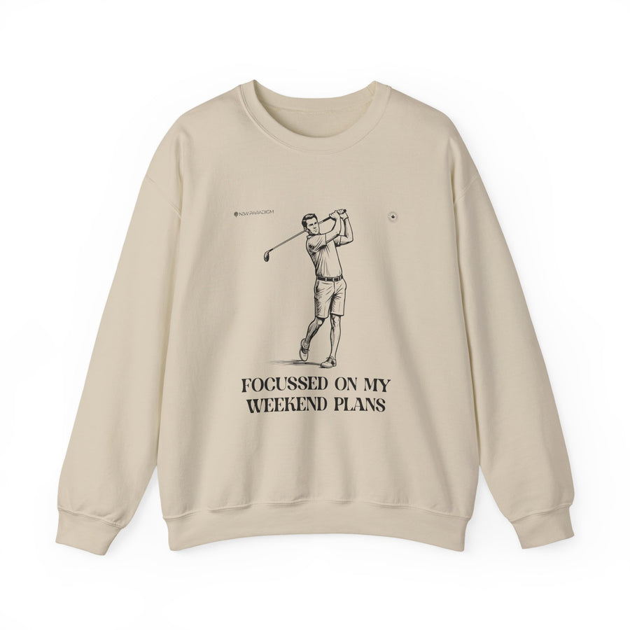 Men Sweatshirt- Weekend Plan