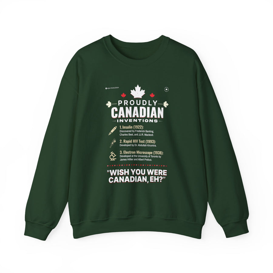 Unisex Sweatshirt -Proudly Canadian