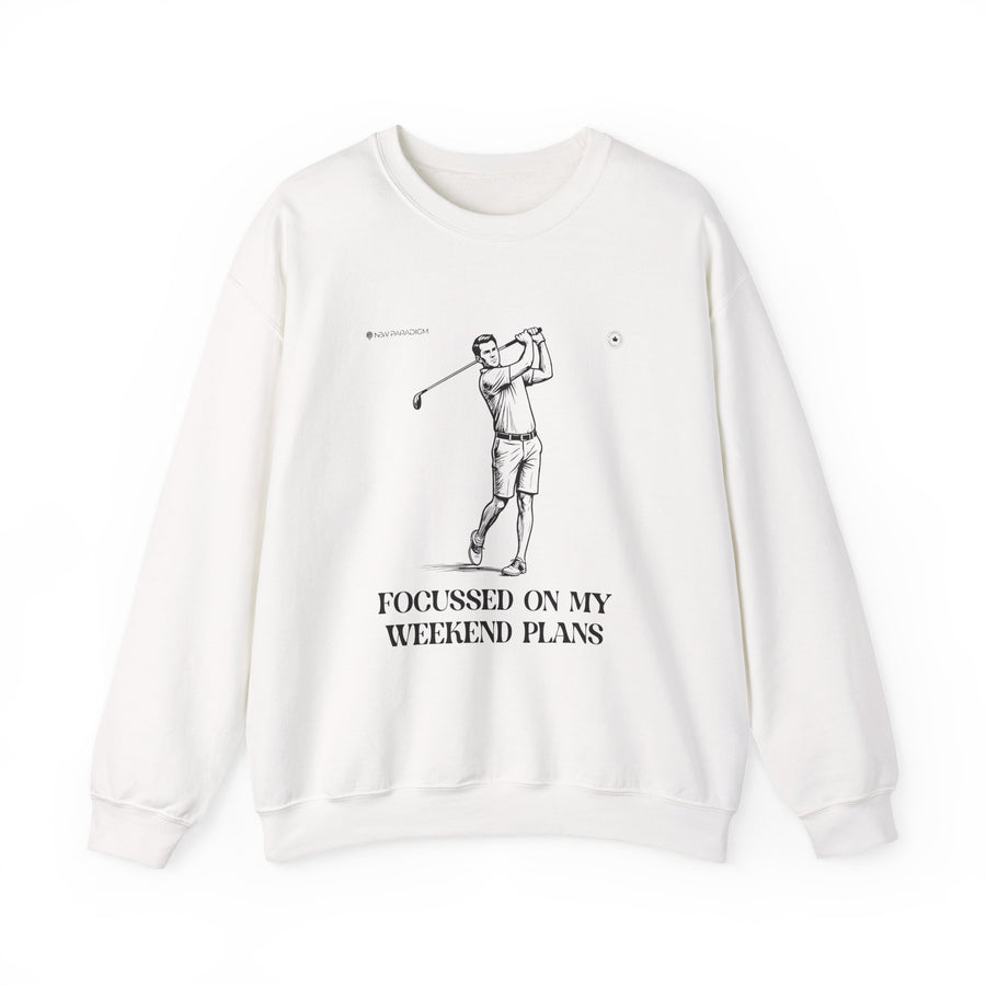 Men Sweatshirt- Weekend Plan
