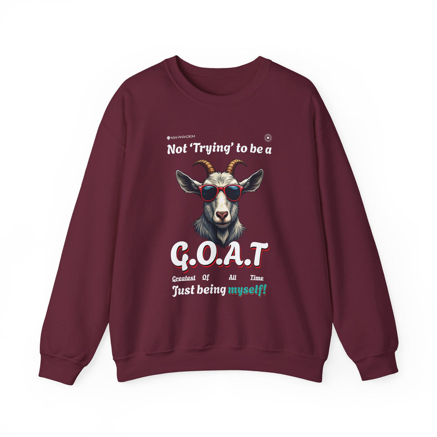 Funny Men Sweatshirt - G O A T