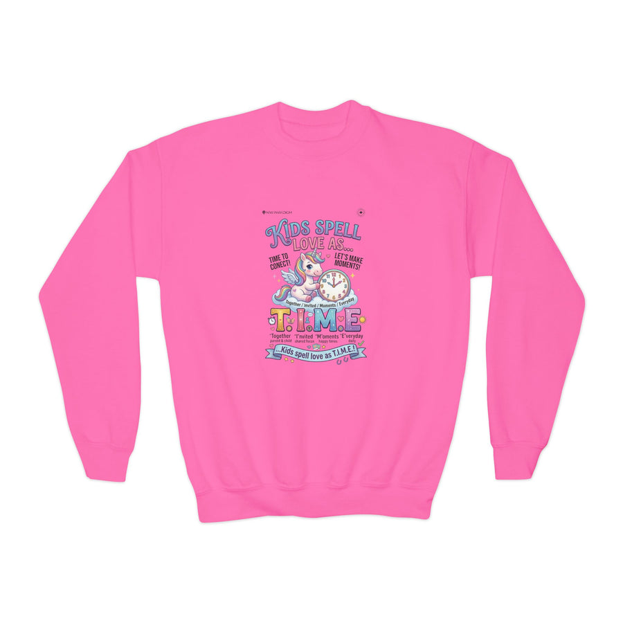 Kids Sweatshirt -T I M E