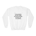 Kids Sweatshirt- Proud child