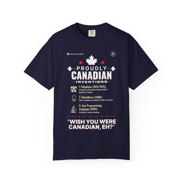 Proudly Canadian T-Shirt- Invetions