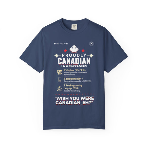 Proudly Canadian T-Shirt- Invetions