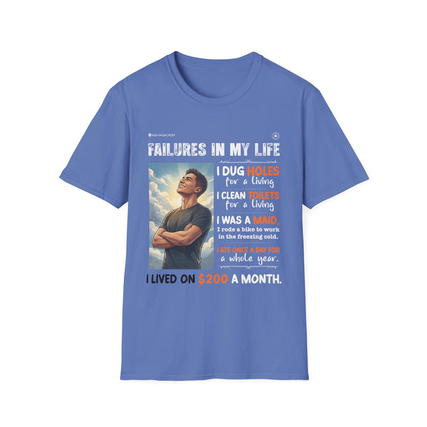 Motivational Men T-Shirt -Failure in life