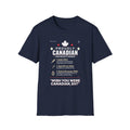 Proudly Canadian Unisex T-Shirt- Investions