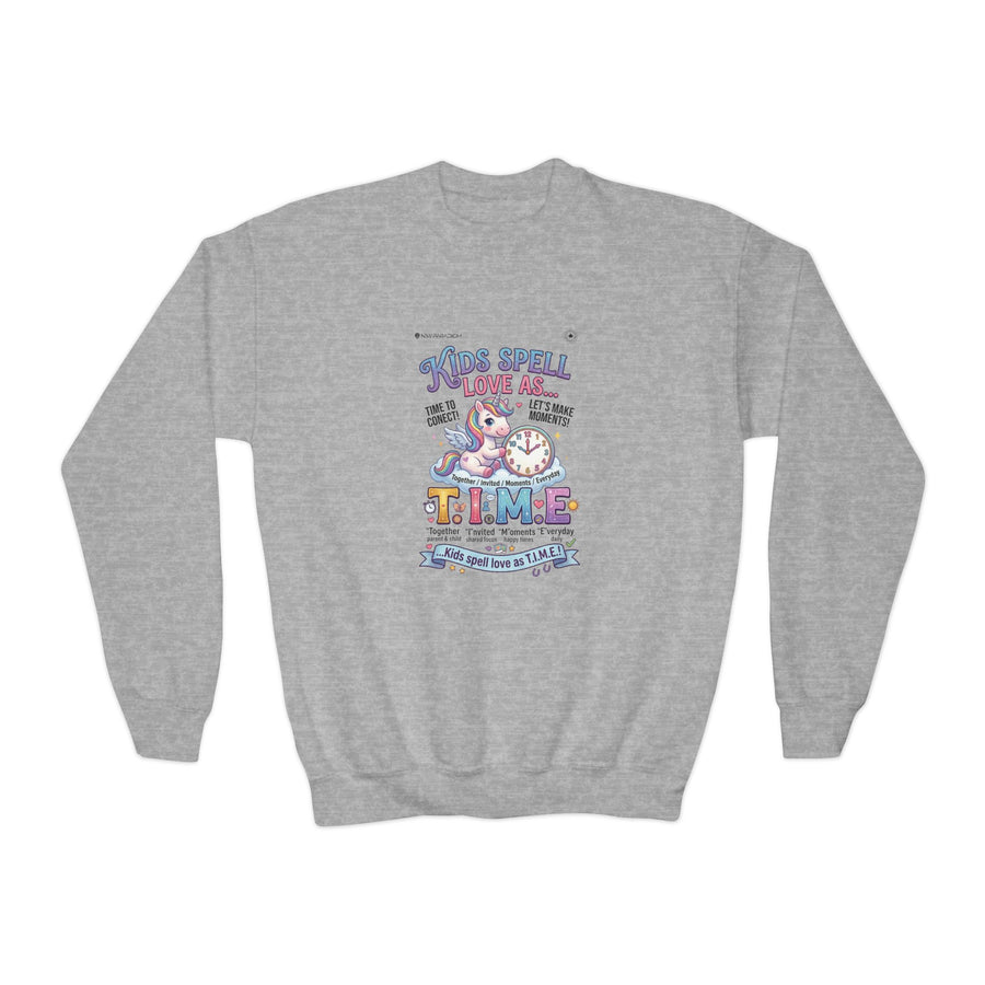 Kids Sweatshirt -T I M E