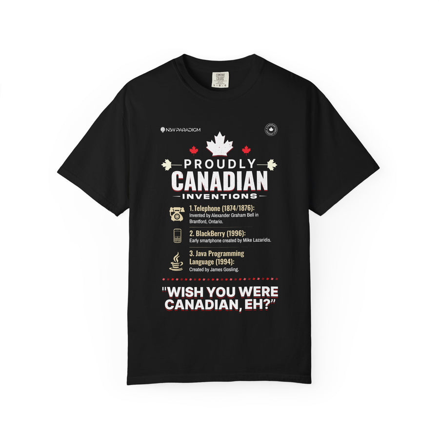 Proudly Canadian T-Shirt- Invetions
